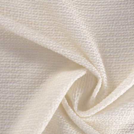 Ivory jacquard wool relief